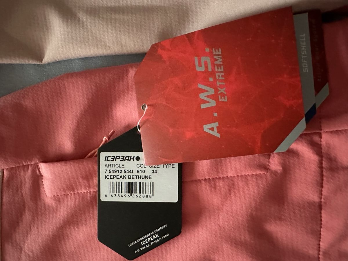 Icepeak Giacche: Softshell Jacke 34 – Nuovo e nell'imballaggio originale da Lohn-Ammannsegg venduto da Nase.2016 1
