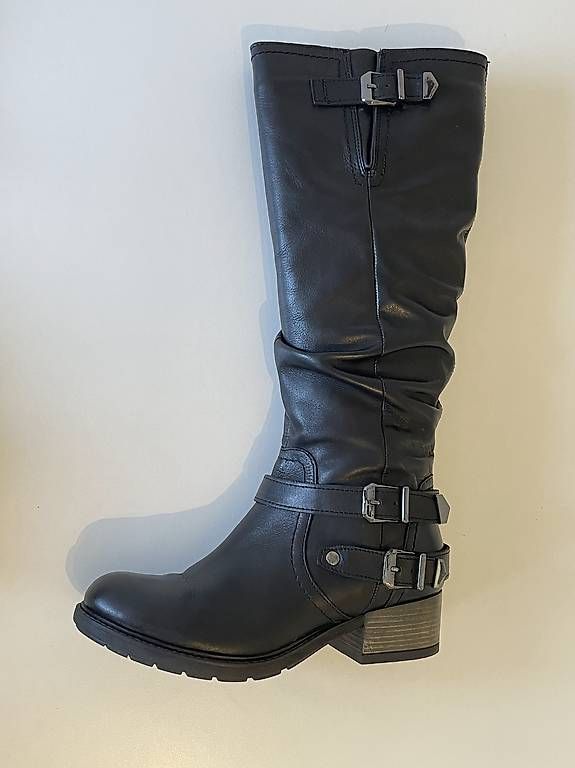 Damenschuhe: Bottes noires à talons – Neu und originalverpackt aus Gland von Khazmur1 3
