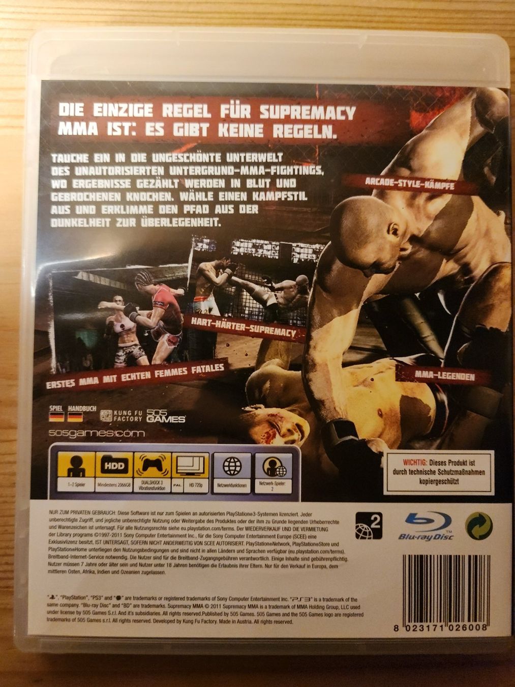 Spiele: PS3 - Supremacy MMA – Gebraucht aus Kandergrund von BSD83 1