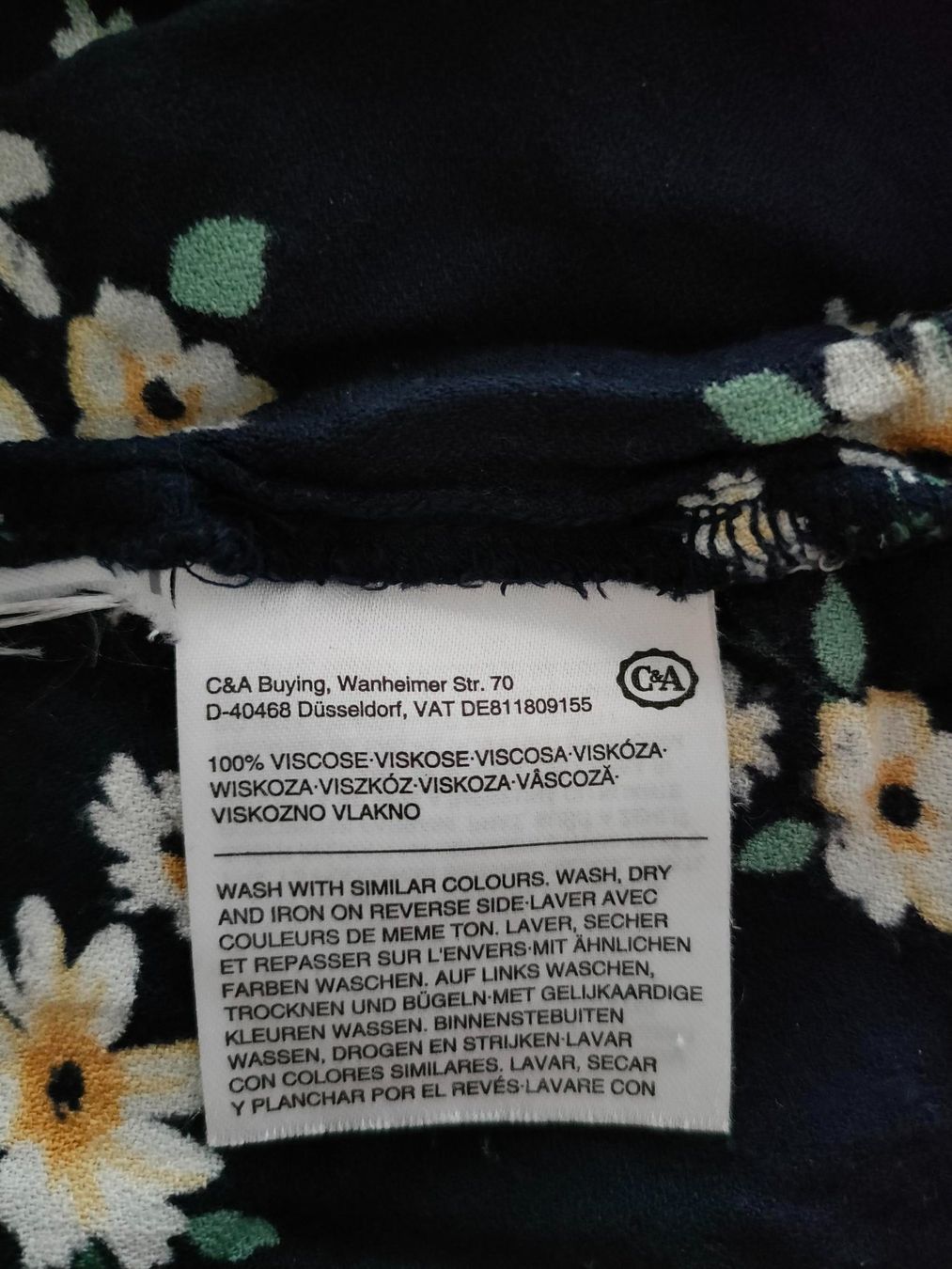 C&A Robes: Kleid C&A Clockhouse / 36 / Blumen – D'occasion à Suhr par sternenklar0305 3
