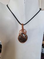 Pendentif Obsidienne acajou