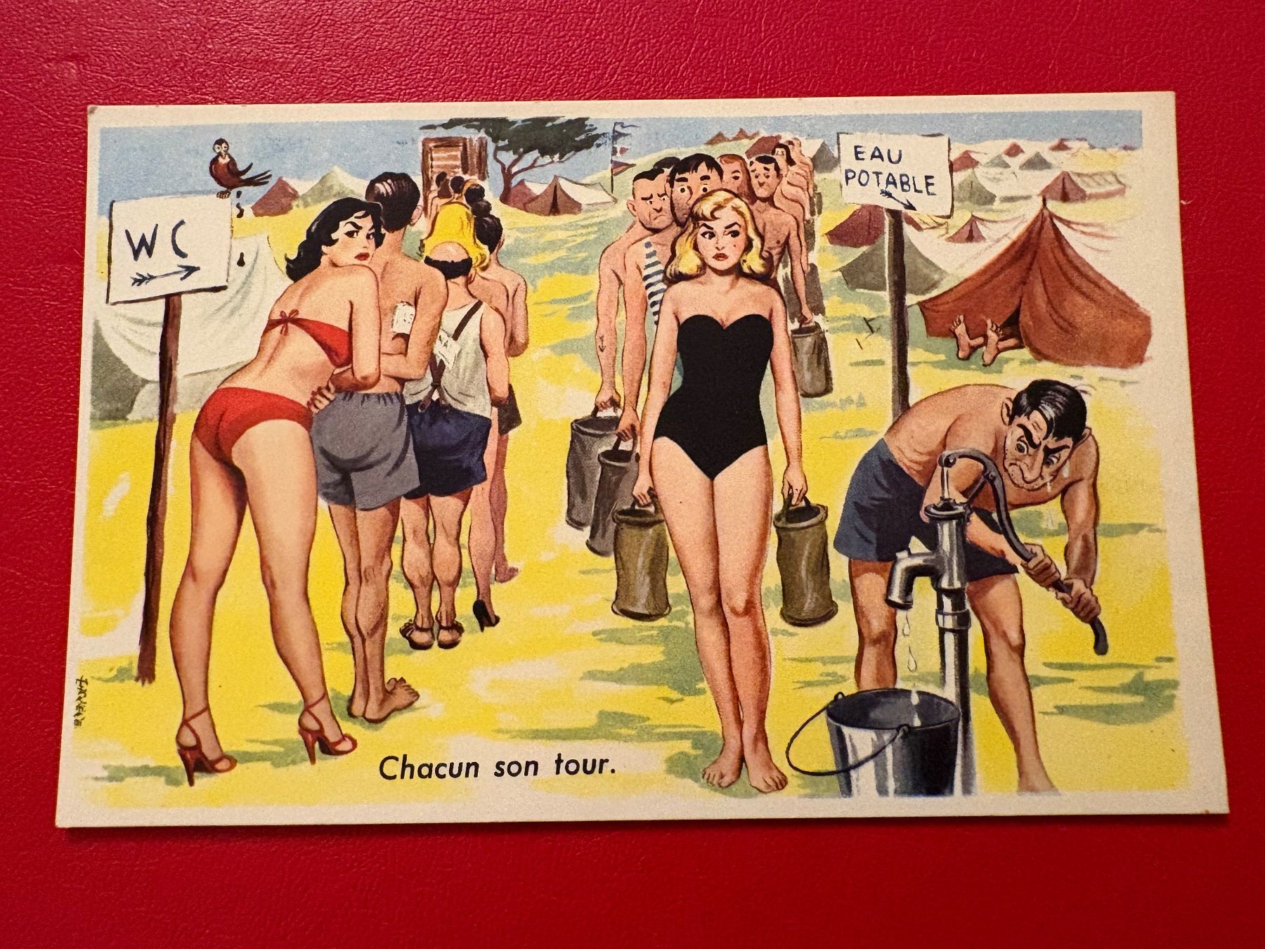 Cartoline postali: Chacun son tour – Usato da St-Légier-Chiésaz venduto da Theo006