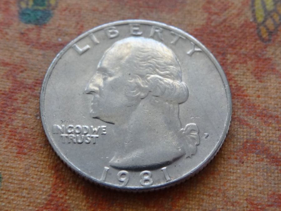 Tutti le monete: USA Quarter Dollar 1981 – Usato da Romanel-sur-Lausanne venduto da Swift13