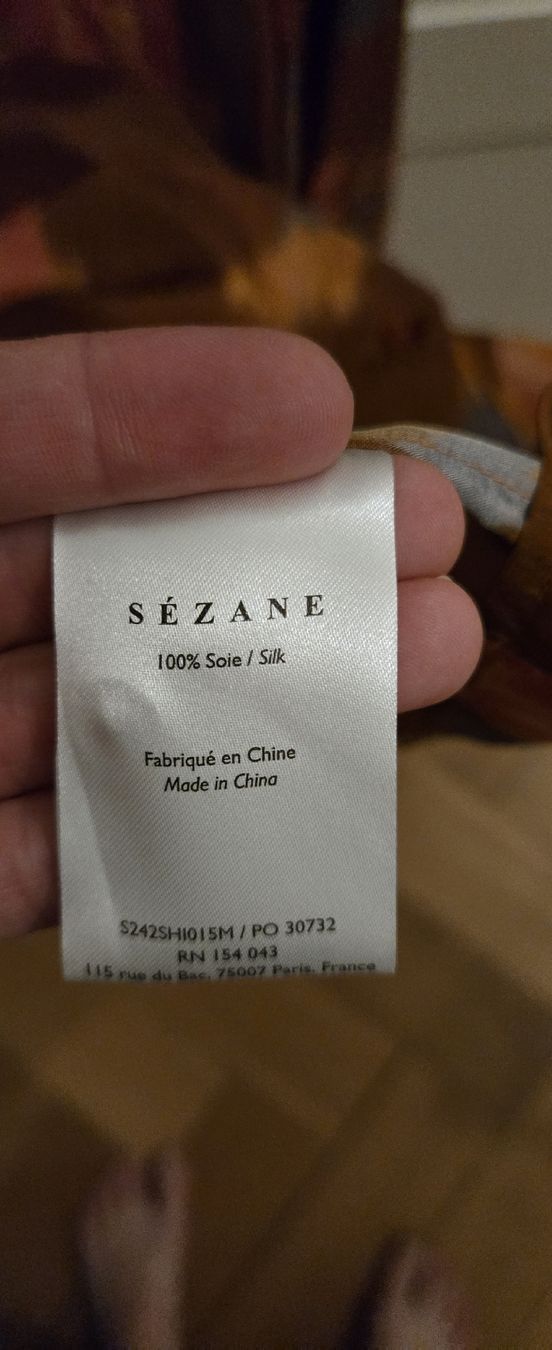 Sezane Camicette: Sezane Bluse Seide Gr 38 neuwertig – Nuovo (secondo la descrizione) da Basel venduto da 056rm 3