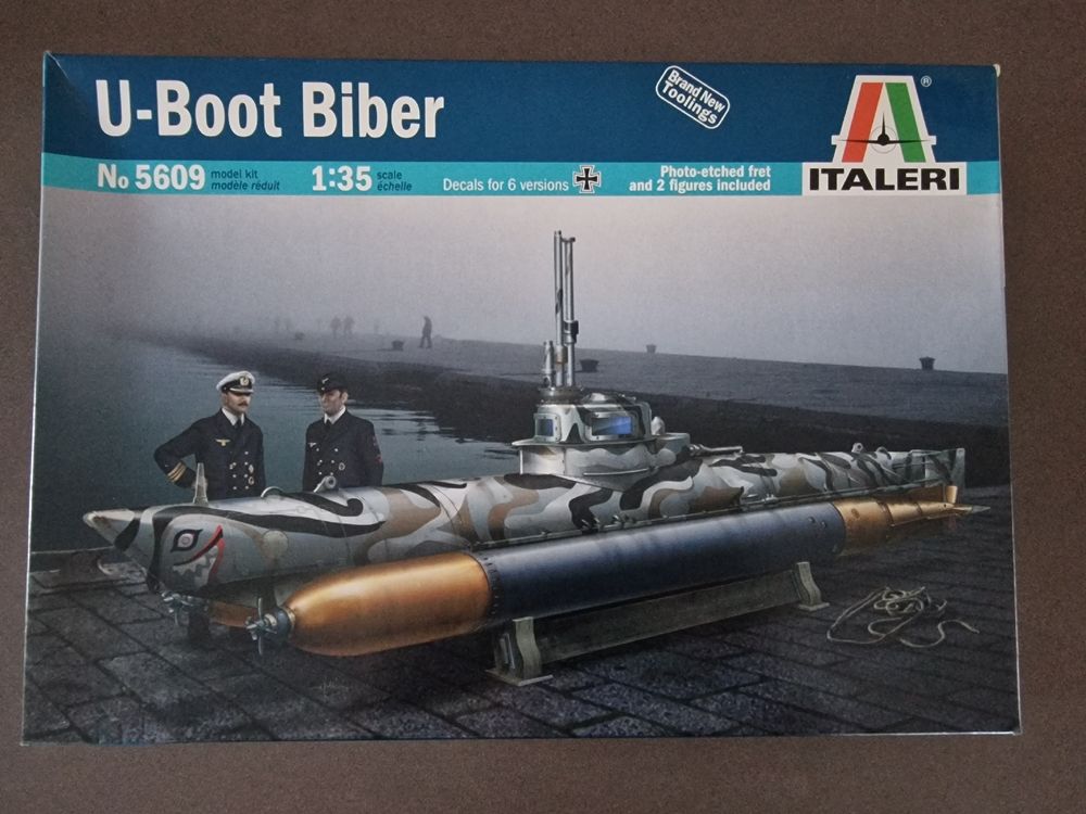 Italeri 5609 – Sous-marin U-boot Biber – Échelle 1/35 – Maquette Promo Maquette Sous-marin Allemand