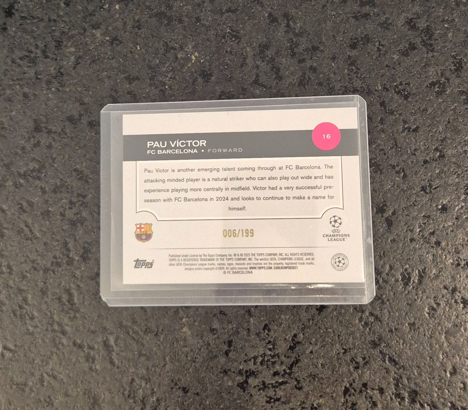 Topps Carte collezionabili: Pau Victor RC /199 - Barcelona - Topps – Nuovo (secondo la descrizione) da Burg AG venduto da Danoe 1