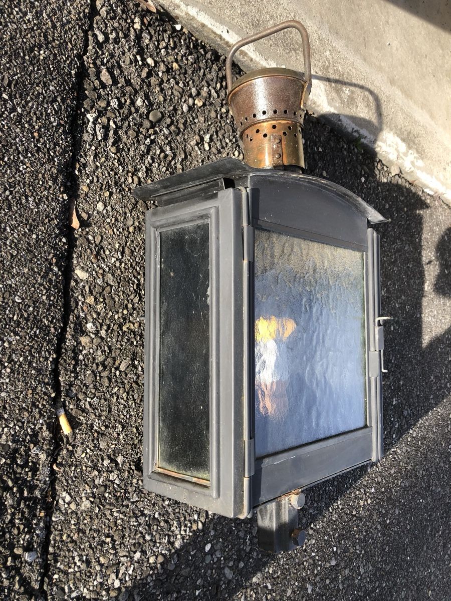 SBB/CFF/FFS Lampade: Antike SBB Laterne (elektrisch) – Usato da Lenzburg venduto da Alfred1341 1