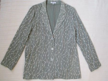 CERRUTI 1881 - Jacke aus Seide mit Stickerei China Gr. 40