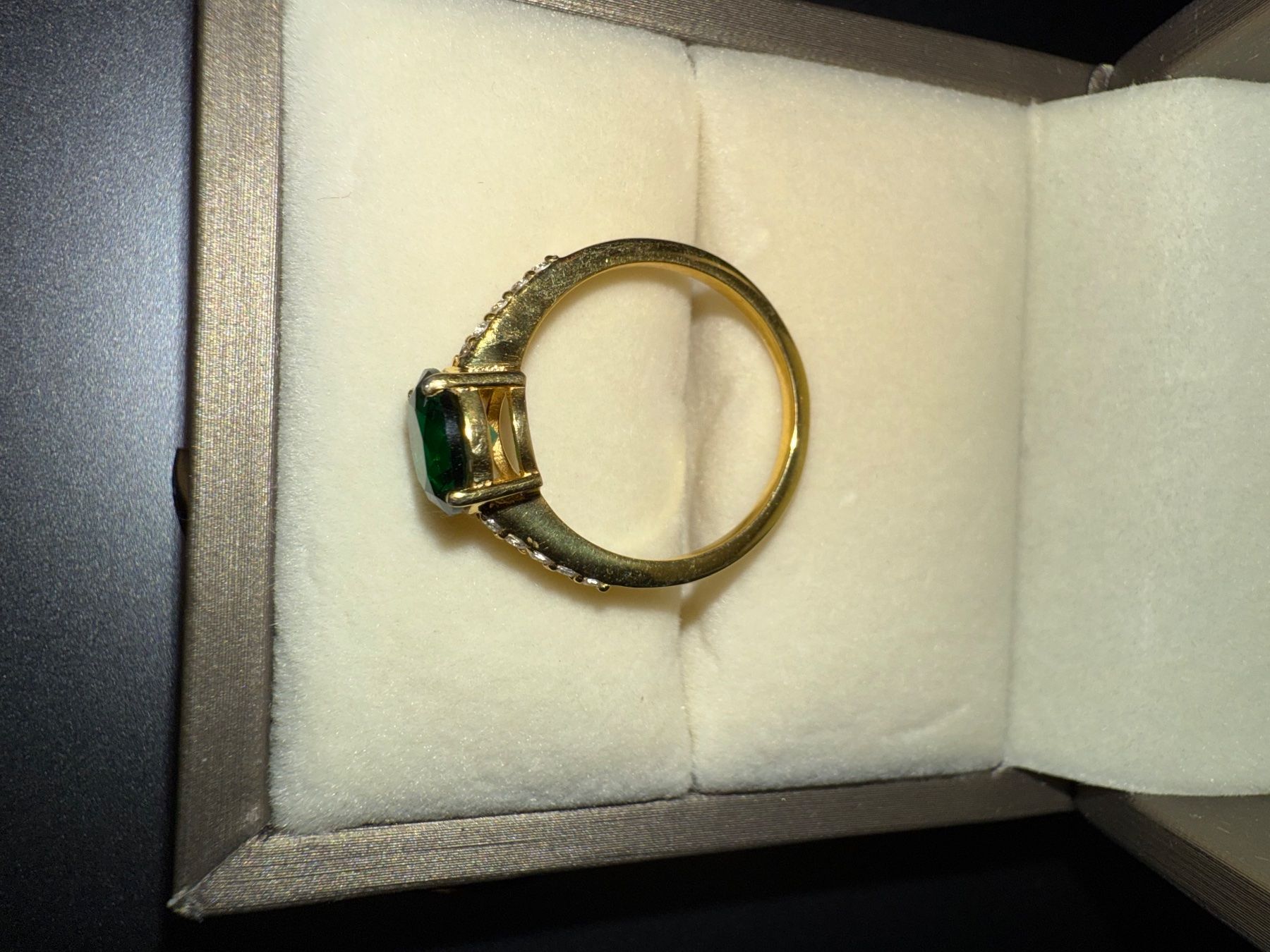 Anelli: Bague Émeraude Coquette – Nuovo e nell'imballaggio originale da St-Maurice venduto da Sandrinette123 2