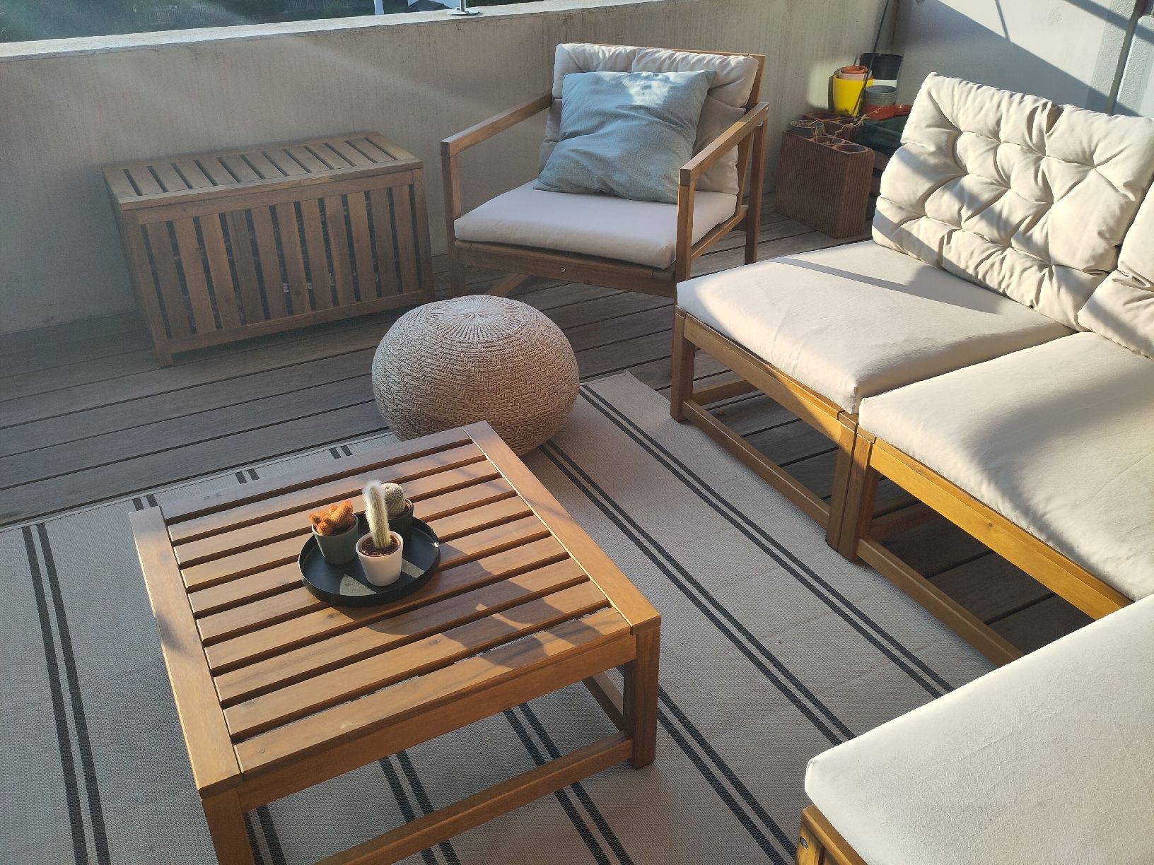 Ikea Chaises longues: IKEA Gartenmöbel Set Nämmarö – D'occasion à Rafz par nen_92qk 1