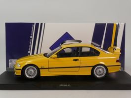 BMW M3 E36 Coupe Works Dakar Yellow 1991 1/18 NEU