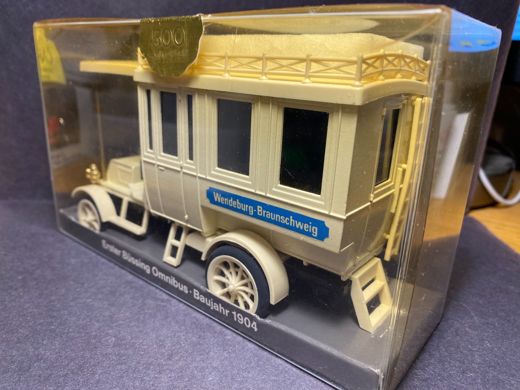Giocattoli: Büssing Omnibus 1904 Post Wendeburg-Braunschweig Cursor OVP – Nuovo e nell'imballaggio originale da Spiez venduto da Maerggi 8