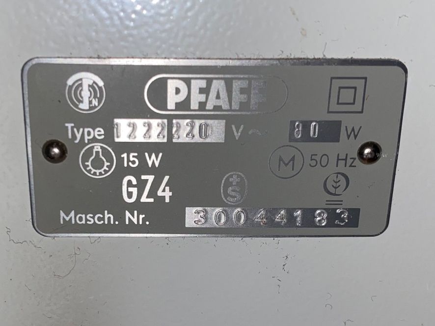 Pfaff Macchine da cucire: Pfaff 1222 Nähmaschine – Difettoso da Rotkreuz venduto da mia_dc2r 3