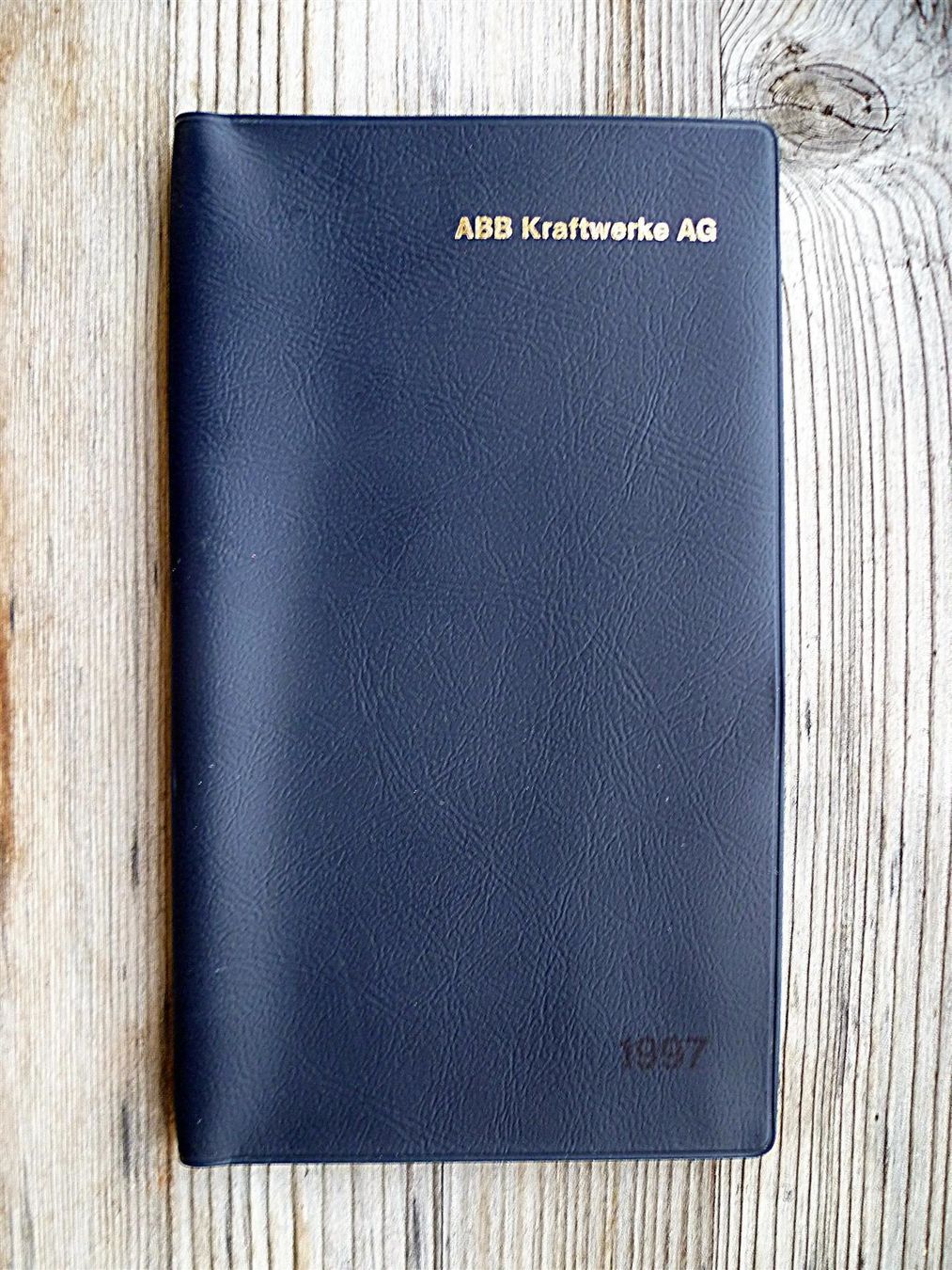 Calendari: Agenda Schutzhülle ABB Kraftwerke – Usato da Aarau venduto da Rdodger