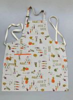 Kochschürze; Gemüse, Garten;  Handarbeit