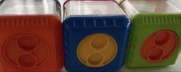 3x Fisher-Price Lernspass-Würfel, Tierchen, Spielzeug
