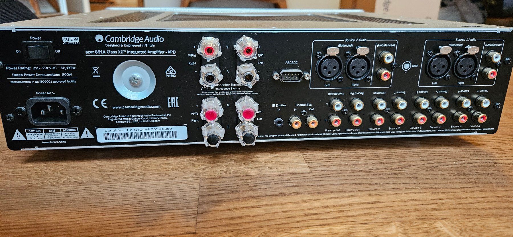 Cambridge Audio Amplificatori: Cambridge Audio azur 851A class XD integrated amplifier – Usato da Hirzel venduto da lar_cck9 4