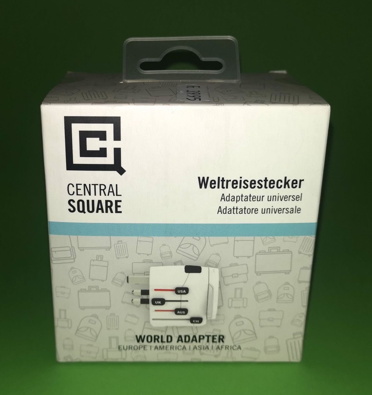 Stecker: Weltreisestecker/Travel adapter von CENTRAL SQUARE – Neu und originalverpackt aus Degersheim von uGod 1