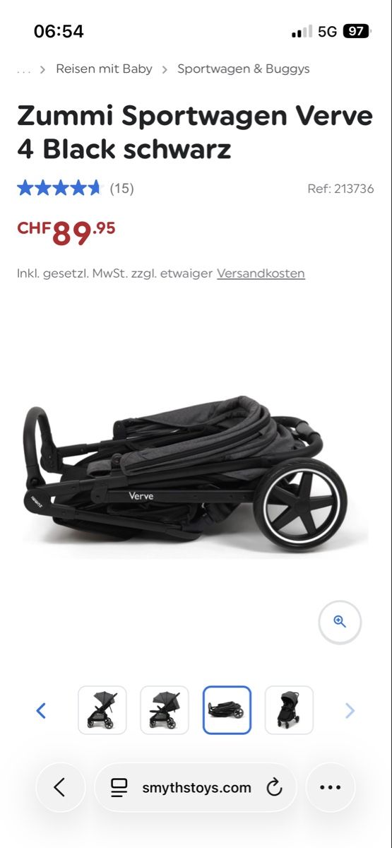 Carrozzine: Zummi Buggy – Nuovo (secondo la descrizione) da Schönenberg ZH venduto da flieder08 2