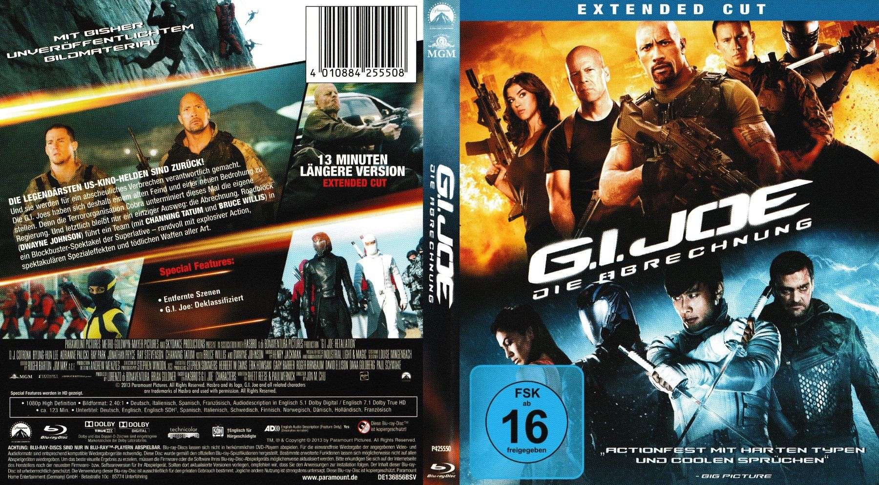 Alle DVDs: Blu-Ray - G.I. Joe - Die Abrechnung - Extended Cut – Gebraucht aus Langnau am Albis von MediaRescuerKeLoX