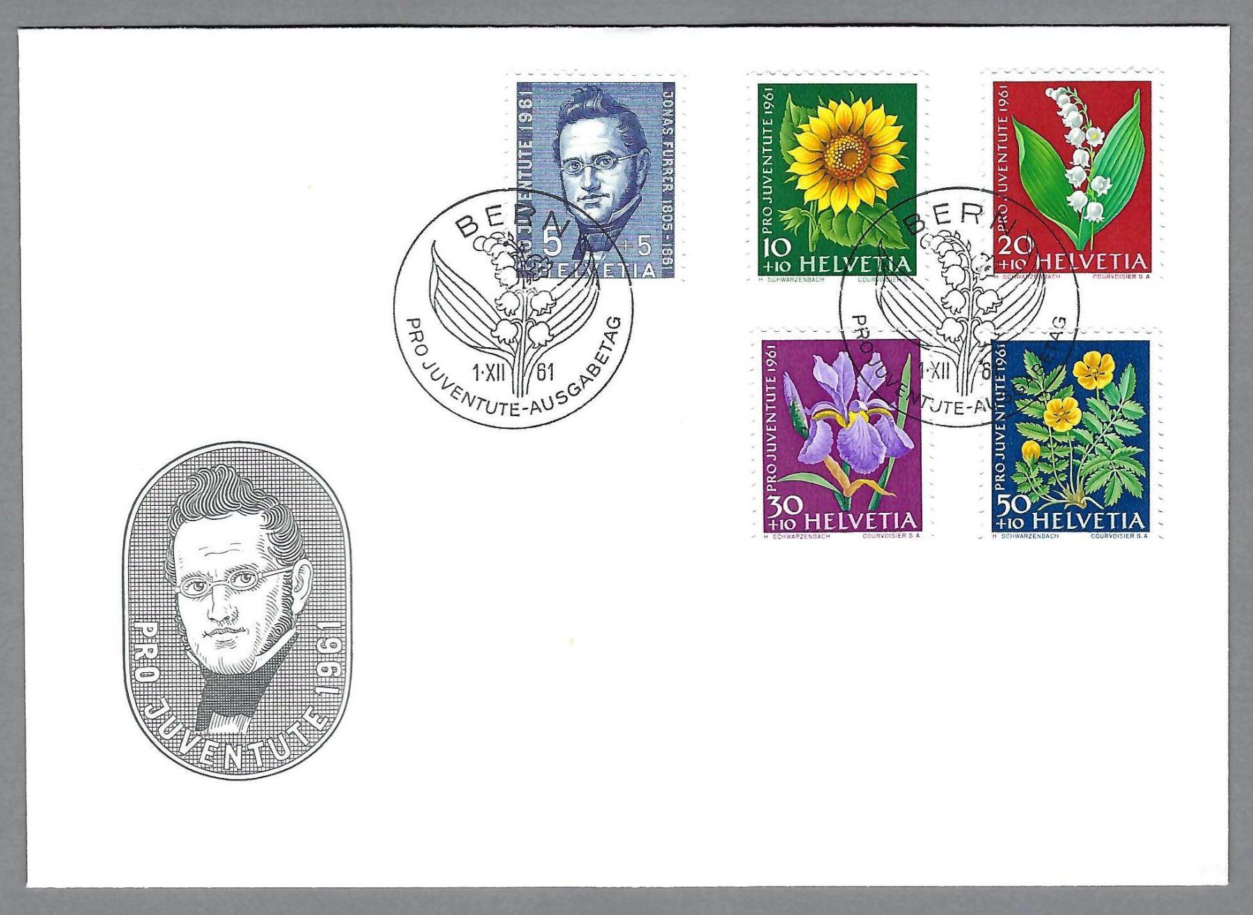 Tutti i francobolli: 1961, ILLUSTR. FDC PJ – Usato da Pura venduto da ulisse1957