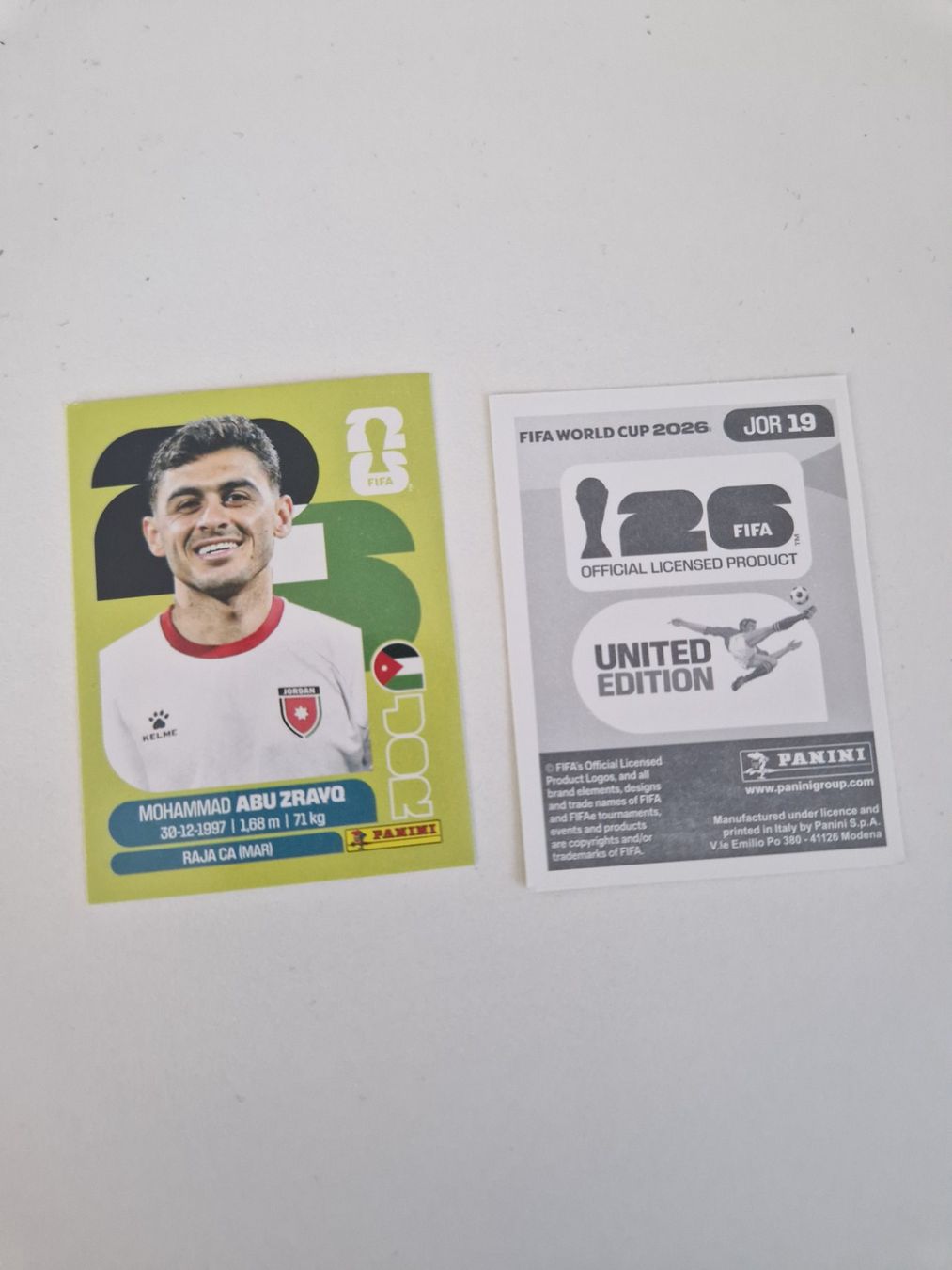Panini Cartes à collectionner: Panini Sticker JOR19 – Neuf (Voir description) à Stüsslingen par white_angel86