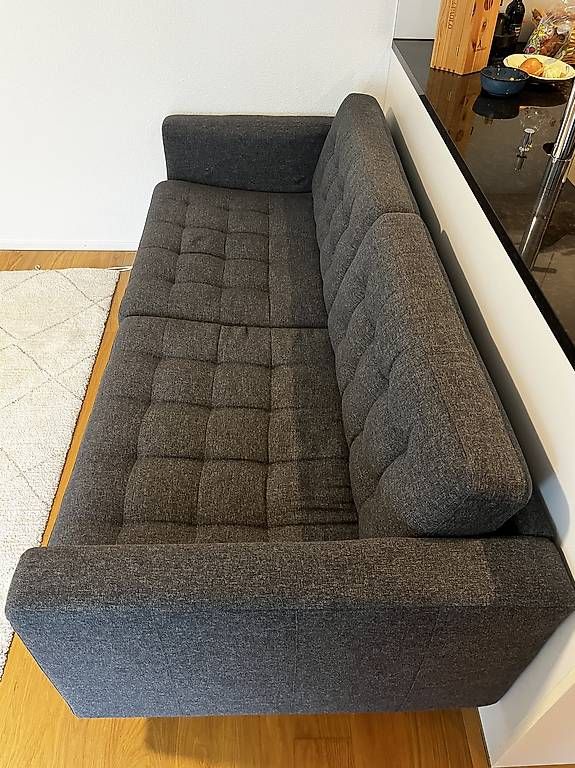 Ikea Sofas: 3er-Sofa Landskrona Dunkelgrau – Gebraucht aus Sarnen von BASILIMFELD 1