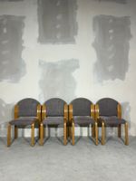 4er Set Polsterstühle Esszimmerstühle Büro Vintage Sessel