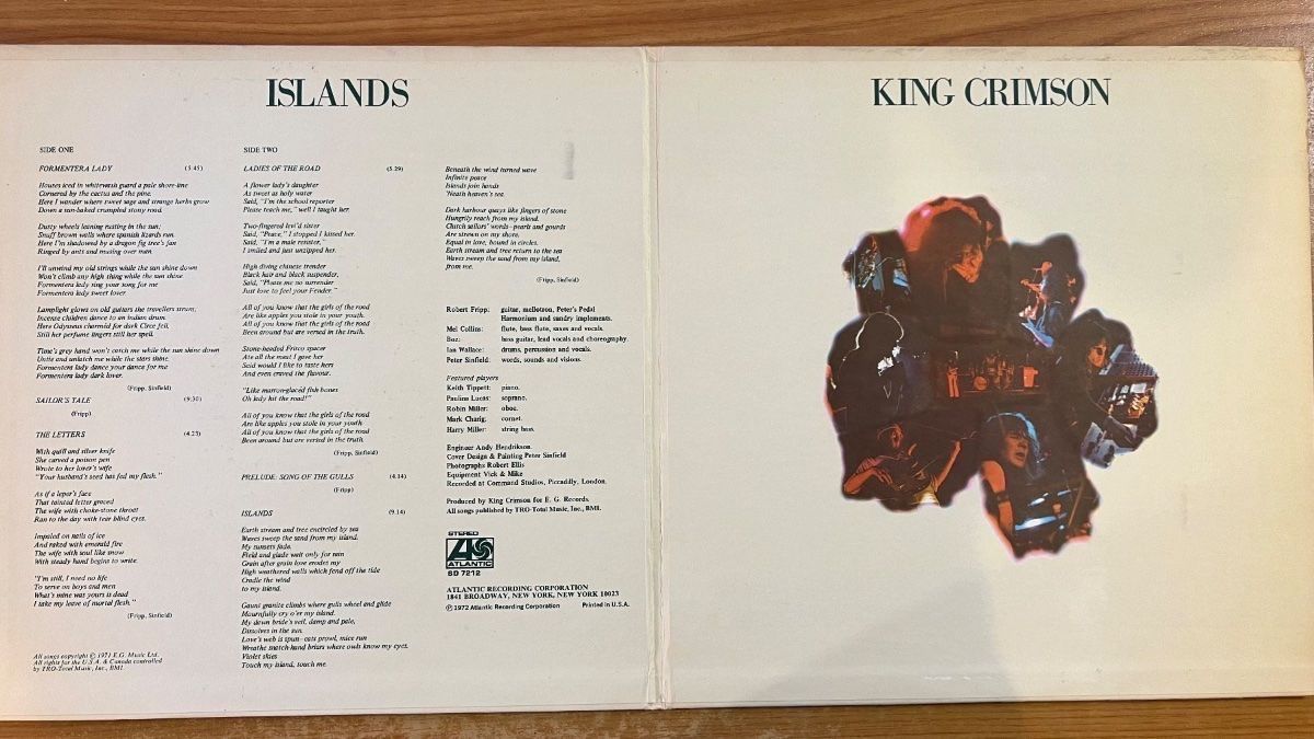 Schallplatten: King Crimson - Islands / US-Press. 1972 – Gebraucht aus Gais von soundcave57 2