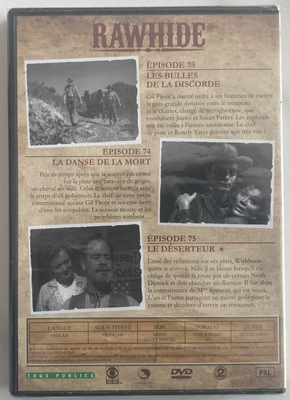 Tutti i DVDs: CLINT EASTWOOD - RAWHIDE N°25 – Usato da Poliez-Pittet venduto da Newtown-Records 4