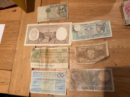 billets de banque italiens anciens