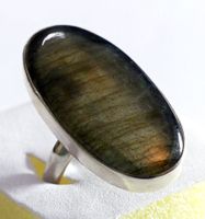 Silberring 925 mit Labradorit
