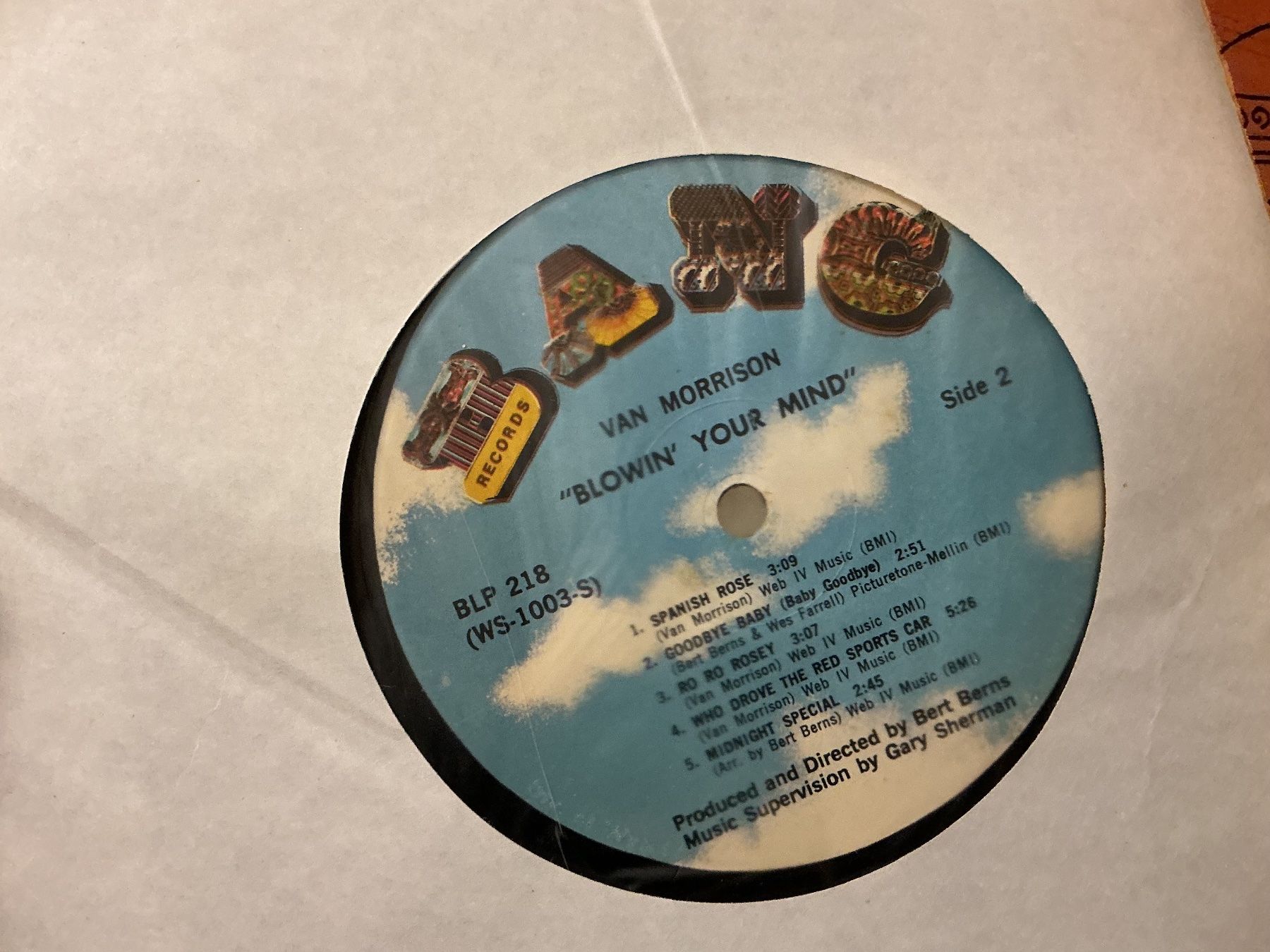 Dischi in vinile: Van Morrison LP - Blowin' Your Mind (VG+) – Usato da Winterthur venduto da Tumko-Vinyl 1