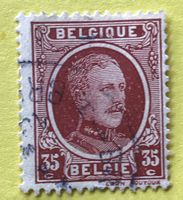 Briefmarken aus Belgien König Albert I. gestempelt 