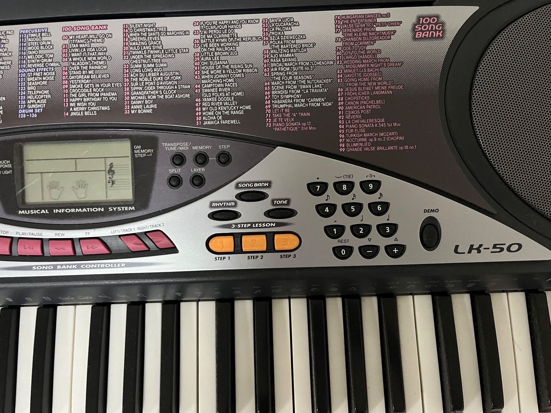 Tastaturen: Casio LK-50 Keyboard – Gebraucht aus zug von  2