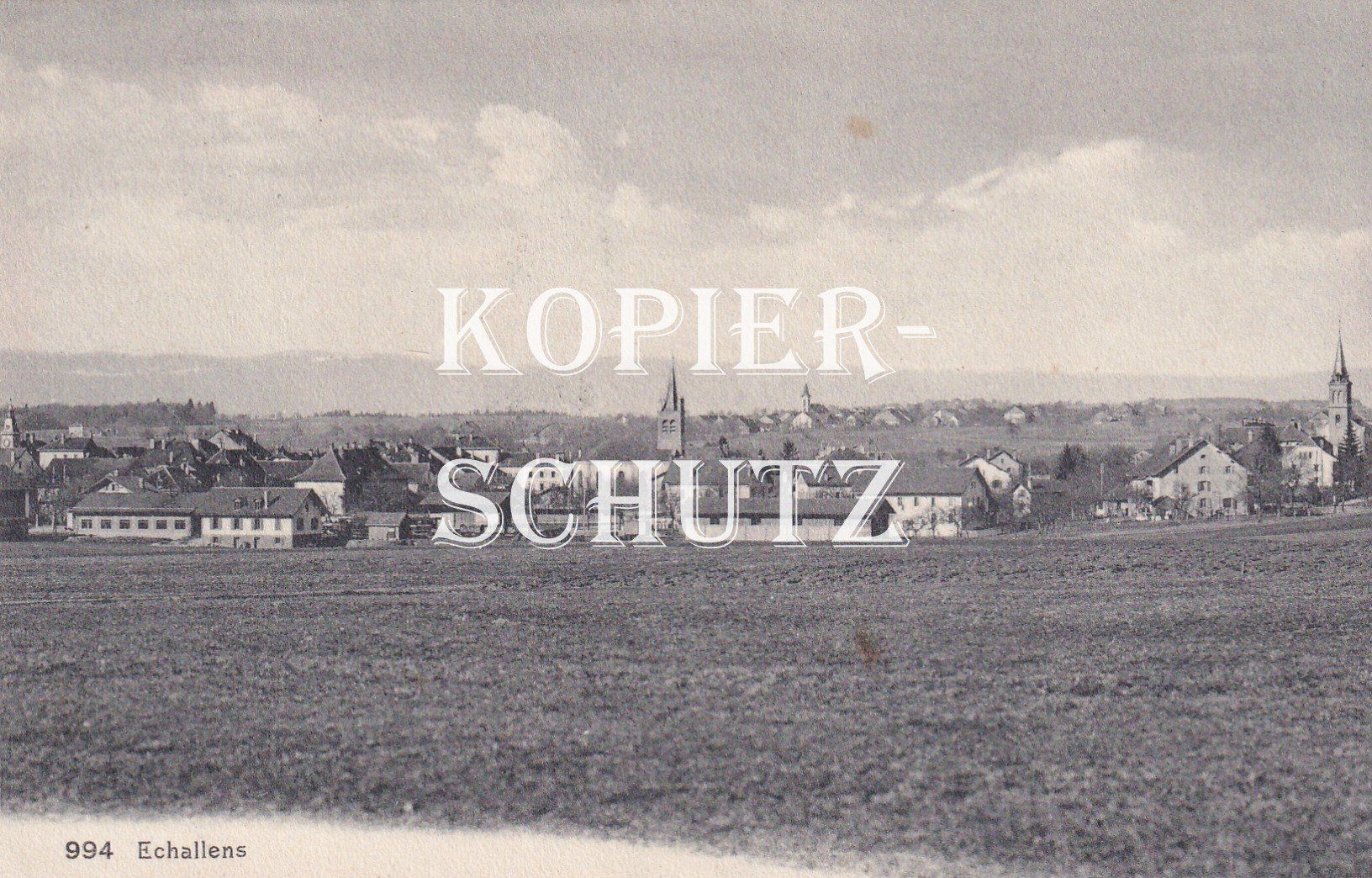 Cartoline postali: Echallens /bc – Usato da Hombrechtikon venduto da Rudolf07