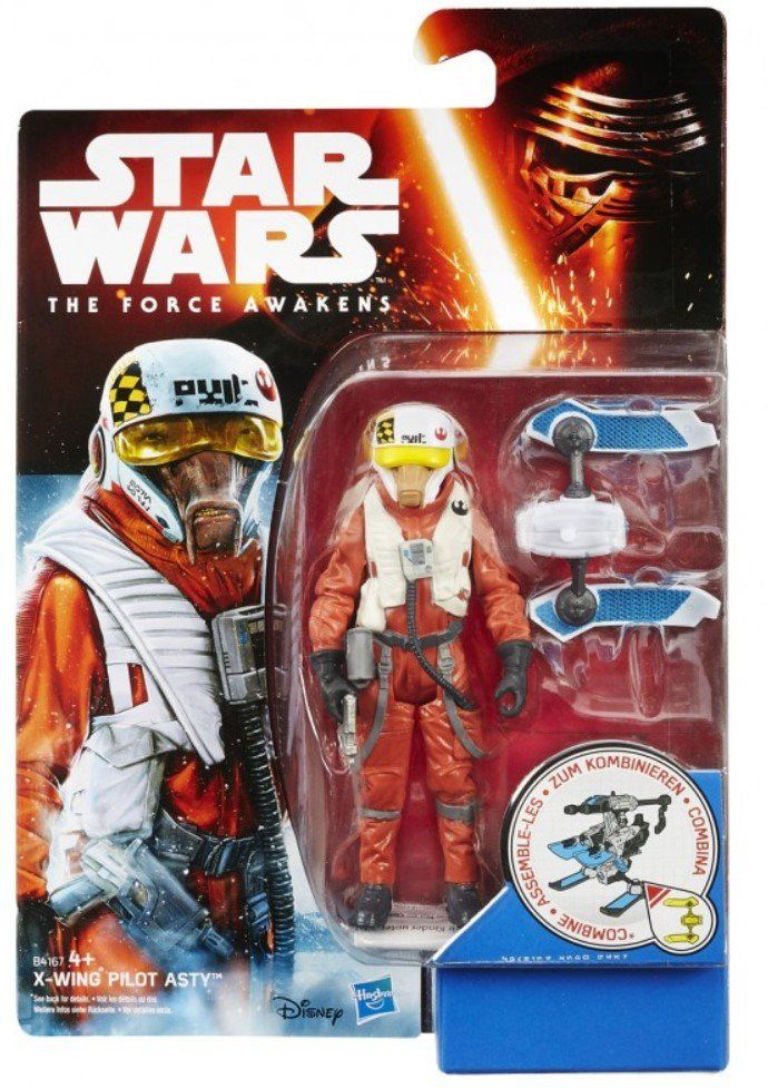 Star Wars Figuren: Star Wars The Force Awakens X-Wing Pilot Asty – Neu und originalverpackt aus Männedorf von Molum 1