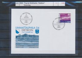 2004 Tag der Briefmarke, "Dietikon", Umschlag