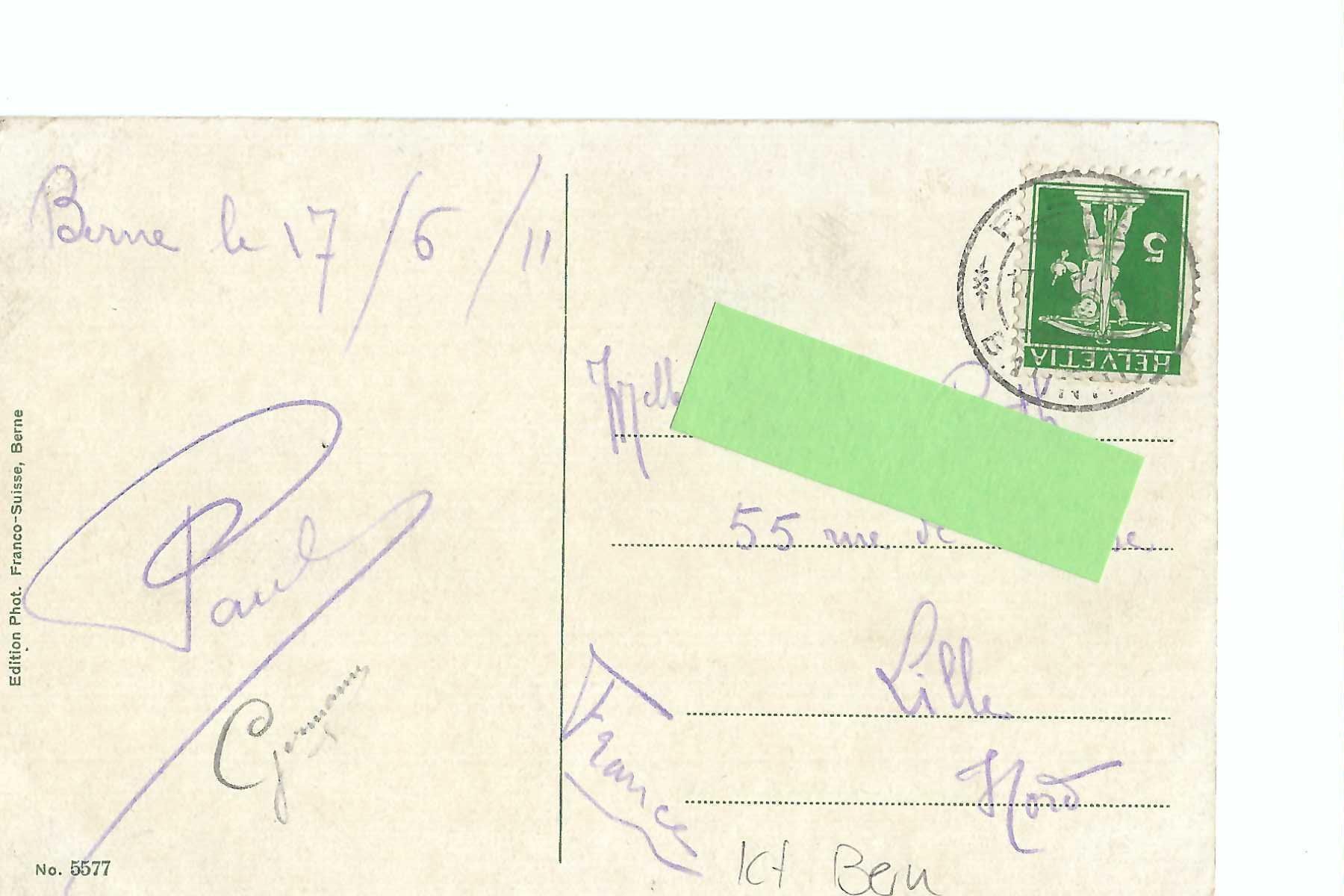 Cartes postales: Bern Kirchenfeldbrücke Bundespalast 1911 – D'occasion à Thun par 44wart 1