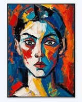 "RESILIENZA" FineArt su tela incorniciato50x70 moderno