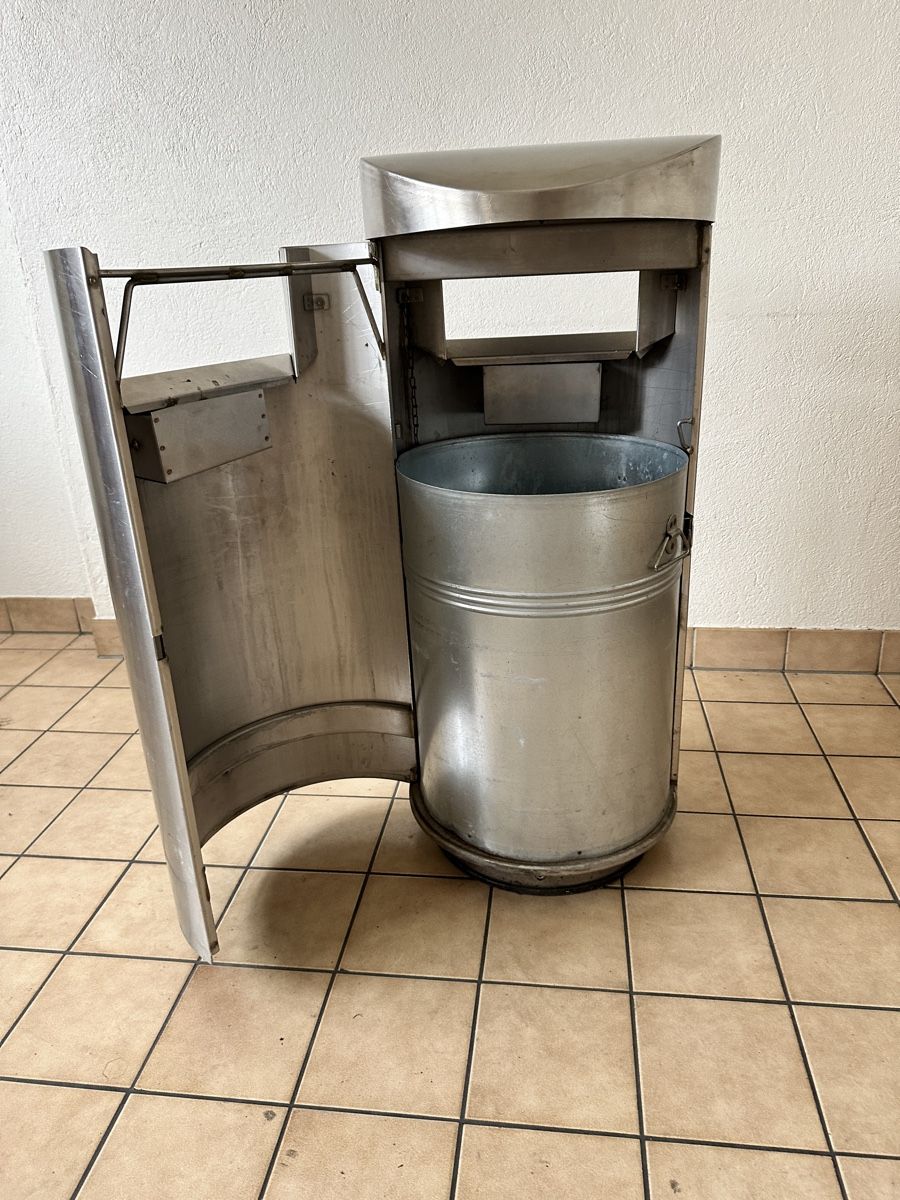 Cestini per rifiuti: Abfallhai Abfallbehälter mit Aschenbecher und Eimer – Usato da Nebikon venduto da schnischna80 2