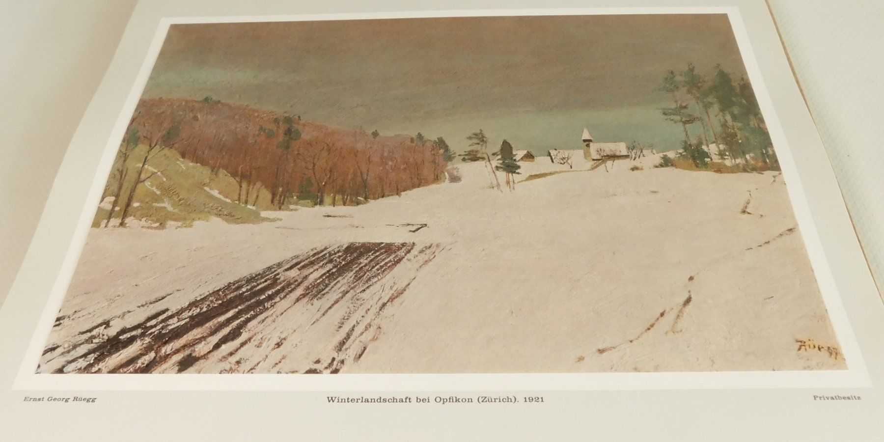 Libri: Kunstmappe ERNST GEORG RÜEGG + Original-Dokument Kunsthaus – Usato da Emmenbrücke venduto da Ulisse-22 7