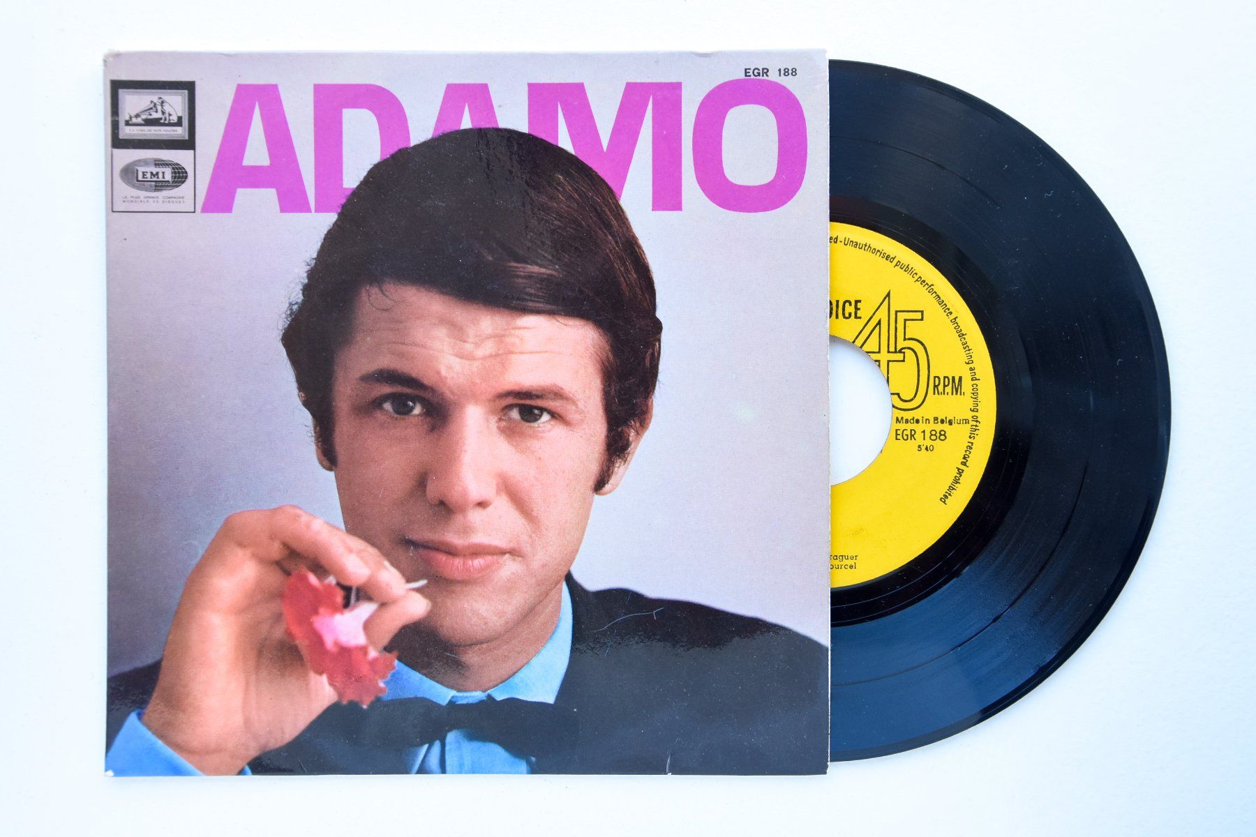 Autografi: Adamo - Disque signé – Usato da Belmont-sur-Yverdon venduto da ag97 2