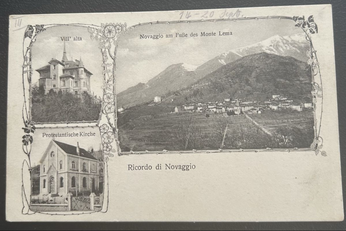 Cartoline postali: Ricordo di Novaggio  – Usato da Horw venduto da Tellbub