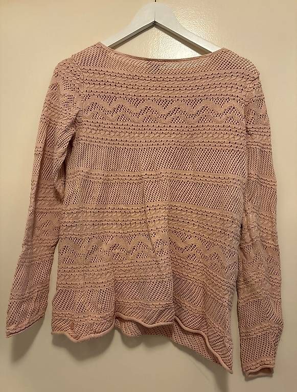 Tom Tailor Maglioni & Felpe: Gehäkelter Rosa Pullover – Usato da Baden venduto da Chrisenft 1
