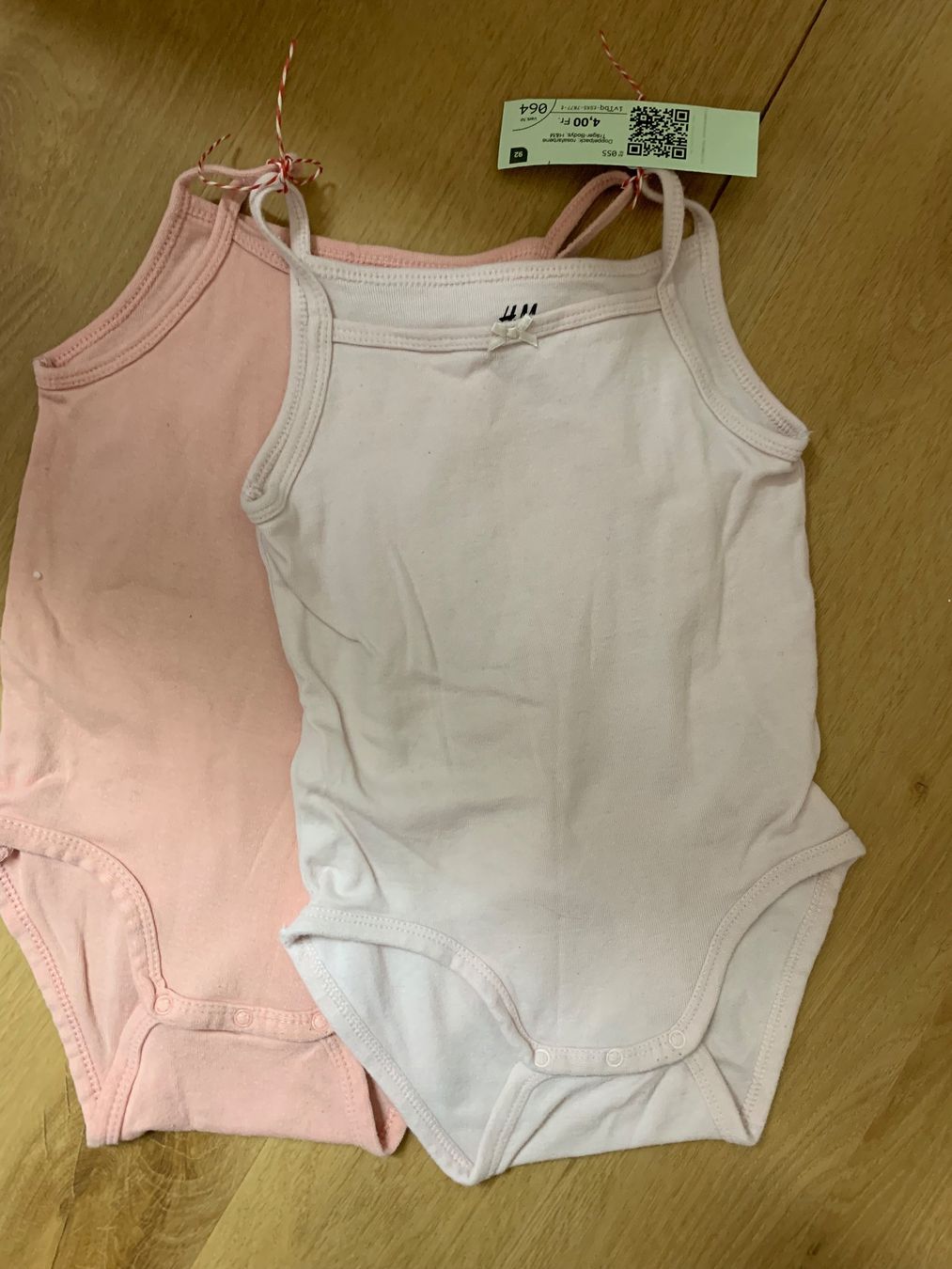 Biancheria intima: 2er-Pack Trägerbody, Gr. 92 – Usato da Meilen venduto da Flockenwirbel
