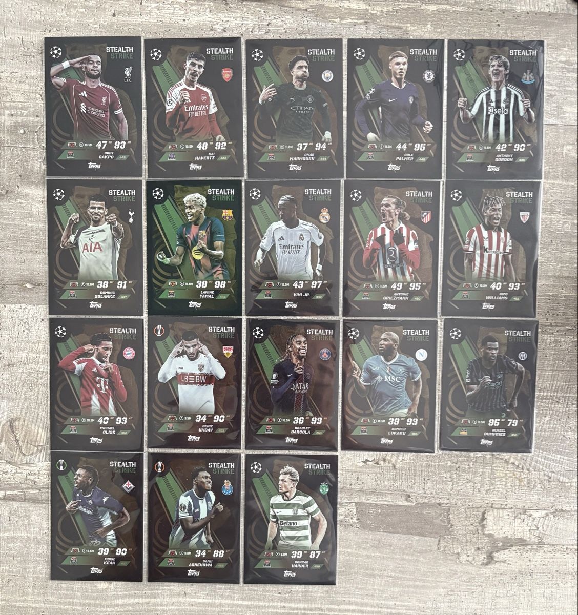 Topps Carte collezionabili: Topps Match Attax Stealth Strike Full Set 25/26 – Nuovo (secondo la descrizione) da Effretikon venduto da iph_xb5l