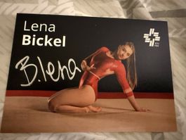 Autogramm Lena Bickel Turnerin STV FSG guter Zustand