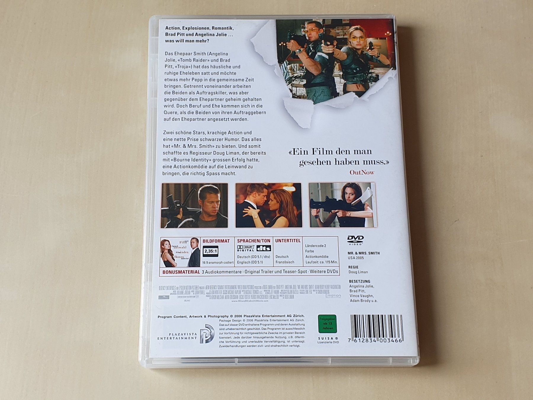 Tutti i DVDs: Mr. & Mrs. Smith – Usato da Stansstad venduto da collectorsshop 1