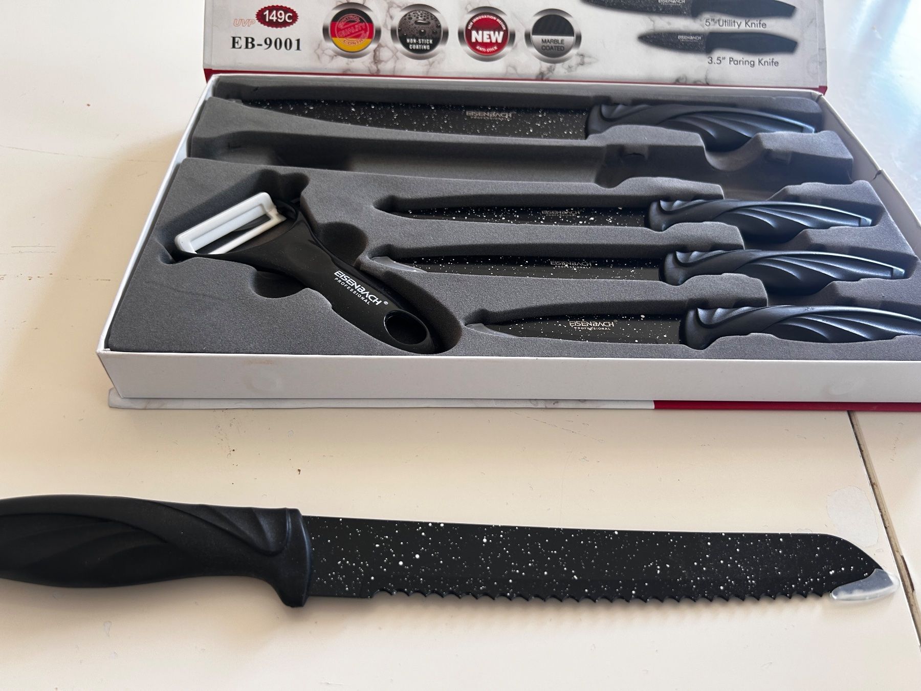 Coltelli da cucina: Messer Set 6 teilig Küche Marke Eisenbach – Nuovo e nell'imballaggio originale da Neukirch (Egnach) venduto da Bsally 2